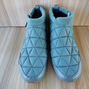 Teva Ember Mid Quilted Sneaker Boots Mens Size 13 EUR 47 Sage Brush Blue Nylon